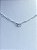 Colar Choker Com Zircônia e  Corrente Coração - Imagem 4