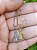 Colar Pingente Nossa Senhora Aparecida com Microzircônias Azuis - Imagem 1