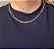 Colar Duplo Bolinhas Banhado em Ouro 18k - Imagem 1