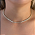 Colar Choker Riviera Quadrada Banhado a Ouro 18k - Imagem 1