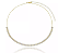Colar Choker Navetes Cristal Banhado a Ouro 18k - Imagem 2