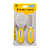 Kit Escova e Pente Baby Amarelo 8696 - Marco Boni - Imagem 2