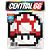 Adesivo Resinado Mario - Cogumelo 8Bits - Imagem 1