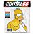 Adesivo Resinado Simpsons - Homer Apontando - Imagem 1