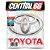 Adesivo Resinado Toyota - Escrita Vermelho - Imagem 1