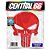 Adesivo Resinado Punisher 13cm - Vermelho - Imagem 1