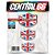 Kit Adesivos Emblema Triumph Inglaterra Resinado Promoção - Imagem 1