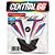 Tankpad Honda M1 XRE 300 - Branco Tricolor Adesivo Protetor Resinado - Imagem 1