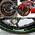 Adesivo Friso de Roda M1 +  Palavra SPEED TRIPLE + Interno G Triumph - Filete Vinho - Imagem 5