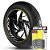 Adesivo Friso de Roda M1 +  Palavra 1199 PANIGALE S + Interno G Ducati - Filete Amarelo - Imagem 1