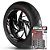 Adesivo Friso de Roda M1 +  Palavra YFM 660R + Interno G Yamaha - Filete Vinho - Imagem 1