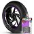 Adesivo Friso de Roda M1 +  Palavra KX 65 MONSTER + Interno G Kawasaki - Filete Roxo - Imagem 1