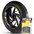 Adesivo Friso de Roda M1 +  Palavra XY 200 ROAD WIND NAKED + Interno G Shineray - Filete Amarelo - Imagem 1