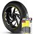 Adesivo Friso de Roda M1 +  Palavra 1299 PANIGALE + Interno G Ducati - Filete Amarelo - Imagem 1