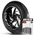 Adesivo Friso de Roda M1 +  Palavra 1299 PANIGALE + Interno G Ducati - Filete Branco - Imagem 1