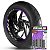 Adesivo Friso de Roda M1 +  Palavra Traxx JL 50 Q 2 + Interno G TRAXX - Filete Roxo - Imagem 1
