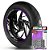 Adesivo Friso de Roda M1 +  Palavra SCRAMBLER + Interno G Triumph - Filete Roxo - Imagem 1