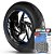 Adesivo Friso de Roda M1 +  Palavra DOMIANTOR 650 + Interno G Honda - Filete Azul Refletivo - Imagem 1