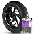Adesivo Friso de Roda M1 +  Palavra THRUXTON R 1200 + Interno G Triumph - Filete Roxo - Imagem 1