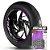 Adesivo Friso de Roda M1 +  Palavra CBR 1000 RR FIRE BLADE + Interno G Honda - Filete Roxo - Imagem 1