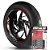 Adesivo Friso de Roda M1 +  Palavra D-TRACKER X + Interno G Kawasaki - Filete Vermelho Refletivo - Imagem 1