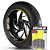 Adesivo Friso de Roda M1 +  Palavra Black Jack 320 + Interno G Regal Raptor - Filete Amarelo - Imagem 1