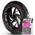 Adesivo Friso de Roda M1 +  Palavra VS 125 CUSTOM + Interno G Daelim - Filete Rosa - Imagem 1