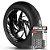 Adesivo Friso de Roda M1 +  Palavra S 1000 R + Interno G BMW - Filete Preto - Imagem 1