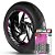 Adesivo Friso de Roda M1 +  Palavra S 1000 R + Interno G BMW - Filete Rosa - Imagem 1