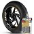 Adesivo Friso de Roda M1 +  Palavra SUPER 125 R + Interno G MVK - Filete Dourado Refletivo - Imagem 1