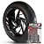 Adesivo Friso de Roda M1 +  Palavra Traxx JH 50 + Interno G TRAXX - Filete Vinho - Imagem 1