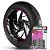 Adesivo Friso de Roda M1 +  Palavra XT 660Z TENERE + Interno G Yamaha - Filete Rosa - Imagem 1
