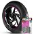 Adesivo Friso de Roda M1 +  Palavra EMME ONE + Interno G Emme - Filete Rosa - Imagem 1
