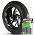 Adesivo Friso de Roda M1 +  Palavra F4- R312 + Interno G MV Agusta - Filete Verde Refletivo - Imagem 1