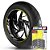 Adesivo Friso de Roda M1 +  Palavra XTZ 250 LANDER + Interno G Yamaha - Filete Amarelo - Imagem 1
