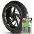 Adesivo Friso de Roda M1 +  Palavra CLASSIC 50 + Interno G Aprilia - Filete Verde Refletivo - Imagem 1