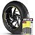 Adesivo Friso de Roda M1 +  Palavra GSX R 1100 + Interno G Suzuki - Filete Amarelo - Imagem 1