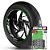 Adesivo Friso de Roda M1 +  Palavra YFM 350 GRIZZLY + Interno G Yamaha - Filete Verde Refletivo - Imagem 1