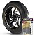 Adesivo Friso de Roda M1 +  Palavra MOTOKAR TAXI KAR 174 + Interno G Kasinski - Filete Dourado Refletivo - Imagem 1
