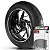 Adesivo Friso de Roda M1 +  Palavra Bmw K1200 S + Interno P BMW - Filete Branco - Imagem 1