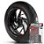 Adesivo Friso de Roda M1 +  Palavra BONNEVILLE BOBBER BLACK + Interno P Triumph - Filete Vinho - Imagem 1