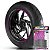 Adesivo Friso de Roda M1 +  Palavra BONNEVILLE BOBBER BLACK 1200 + Interno P Triumph - Filete Rosa - Imagem 1