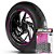 Adesivo Friso de Roda M1 +  Palavra BONNEVILLE T100 BLACK + Interno P Triumph - Filete Rosa - Imagem 1