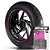 Adesivo Friso de Roda M1 +  Palavra CBR 1100 XX SUPER BLACKBIRD + Interno P Honda - Filete Rosa - Imagem 1