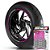 Adesivo Friso de Roda M1 +  Palavra CBR SUPER BLACKBIRD + Interno P Honda - Filete Rosa - Imagem 1