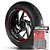 Adesivo Friso de Roda M1 +  Palavra CBR SUPER BLACKBIRD + Interno P Honda - Filete Vermelho Refletivo - Imagem 1