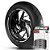 Adesivo Friso de Roda M1 +  Palavra CRF 450 X + Interno P Honda - Filete Branco - Imagem 1