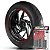 Adesivo Friso de Roda M1 +  Palavra CVO LIMITED + Interno P Harley Davidson - Filete Vermelho Refletivo - Imagem 1