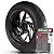 Adesivo Friso de Roda M1 +  Palavra CVO LIMITED 115 TH + Interno P Harley Davidson - Filete Vinho - Imagem 1