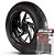 Adesivo Friso de Roda M1 +  Palavra DL 650XT V-STROM + Interno P Suzuki - Filete Vinho - Imagem 1